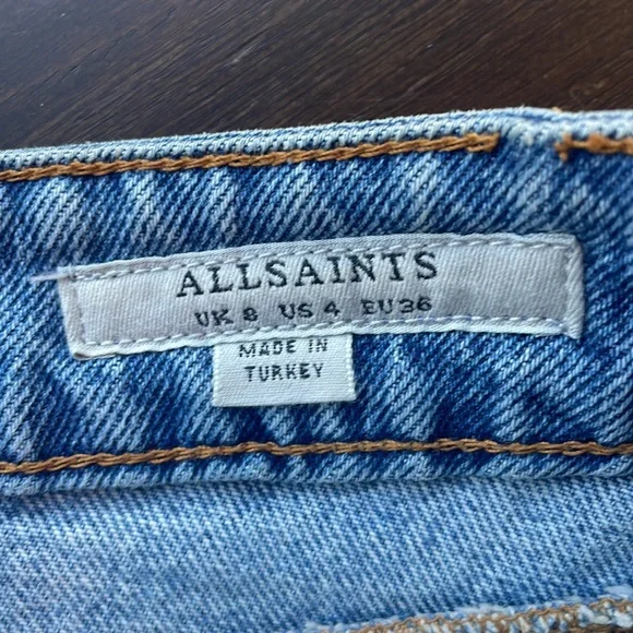 All Saints Jean Skirt - Picture 2 of 2